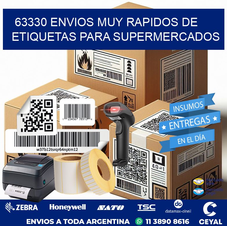 63330 ENVIOS MUY RAPIDOS DE ETIQUETAS PARA SUPERMERCADOS