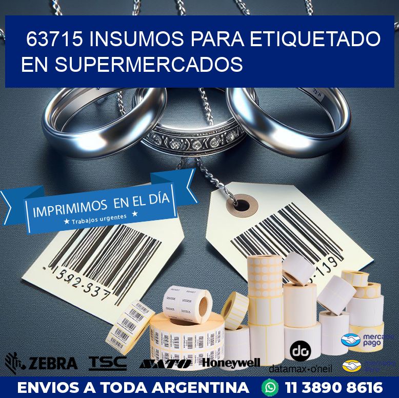63715 INSUMOS PARA ETIQUETADO EN SUPERMERCADOS