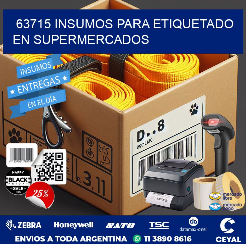63715 INSUMOS PARA ETIQUETADO EN SUPERMERCADOS