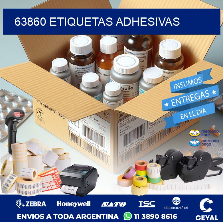 63860 ETIQUETAS ADHESIVAS