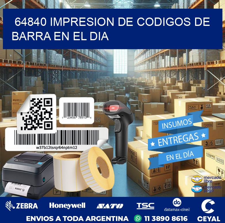64840 IMPRESION DE CODIGOS DE BARRA EN EL DIA