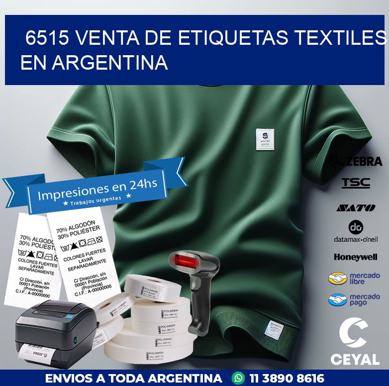 6515 VENTA DE ETIQUETAS TEXTILES EN ARGENTINA