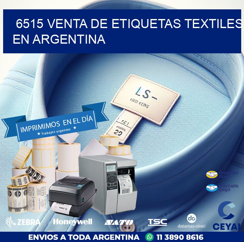 6515 VENTA DE ETIQUETAS TEXTILES EN ARGENTINA