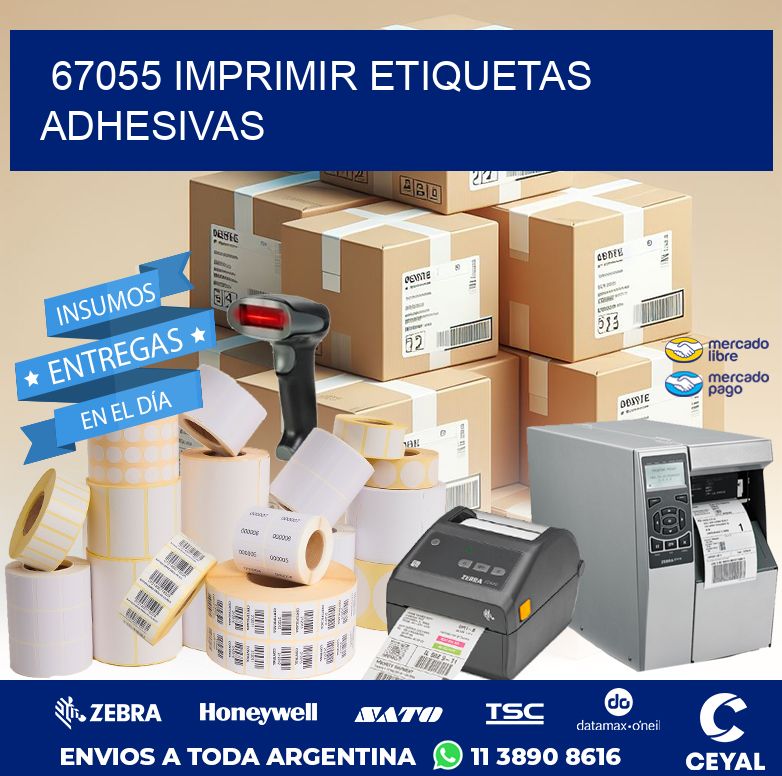 67055 IMPRIMIR ETIQUETAS ADHESIVAS