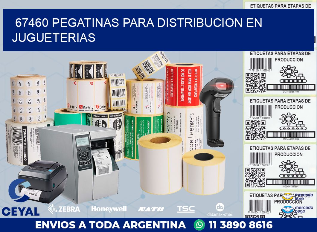 67460 PEGATINAS PARA DISTRIBUCION EN JUGUETERIAS