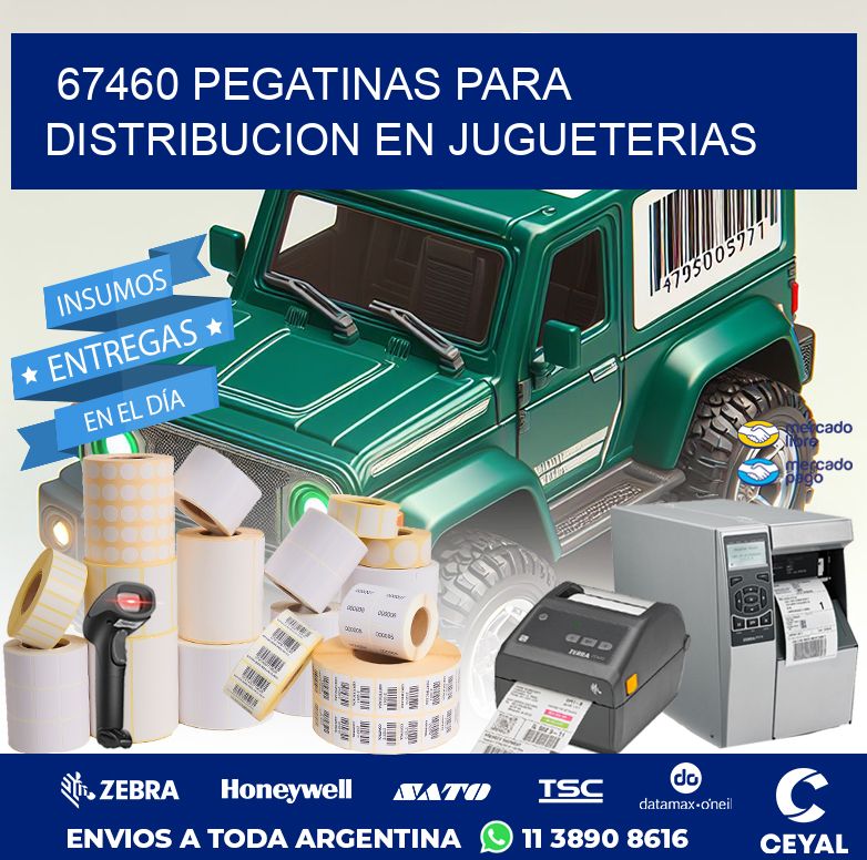 67460 PEGATINAS PARA DISTRIBUCION EN JUGUETERIAS
