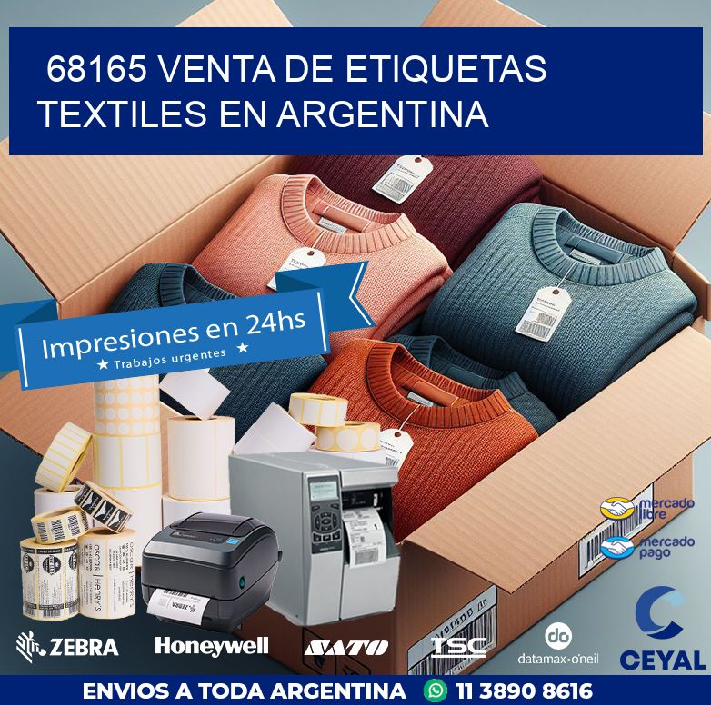 68165 VENTA DE ETIQUETAS TEXTILES EN ARGENTINA