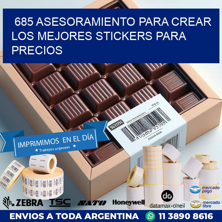 685 ASESORAMIENTO PARA CREAR LOS MEJORES STICKERS PARA PRECIOS