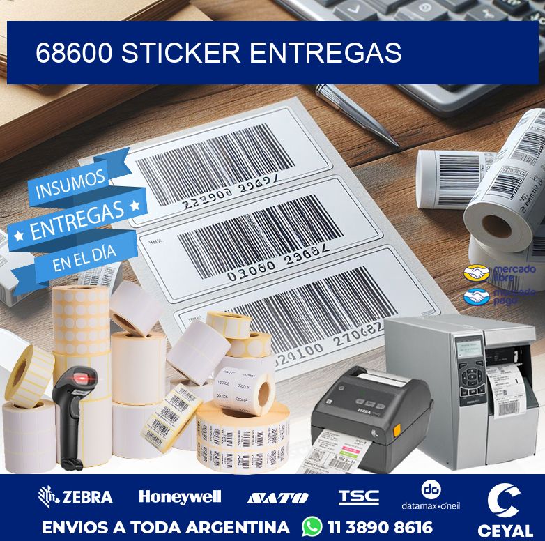 68600 STICKER ENTREGAS