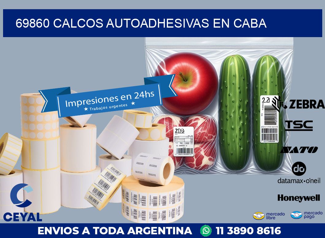 69860 CALCOS AUTOADHESIVAS EN CABA
