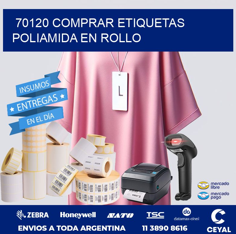 70120 COMPRAR ETIQUETAS POLIAMIDA EN ROLLO