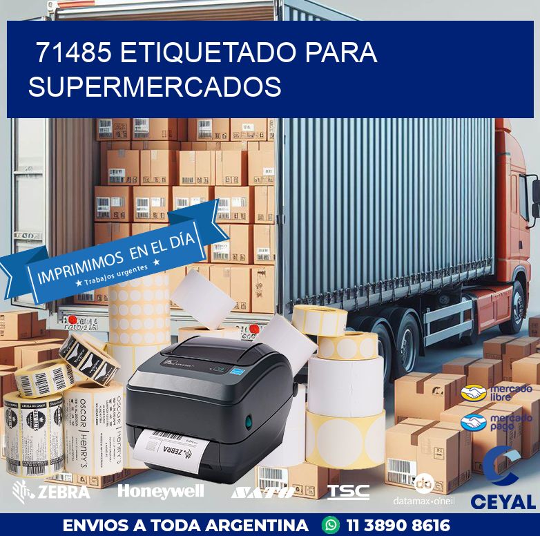 71485 ETIQUETADO PARA SUPERMERCADOS