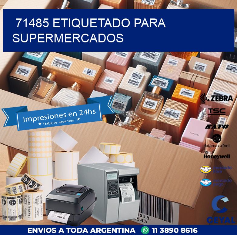 71485 ETIQUETADO PARA SUPERMERCADOS