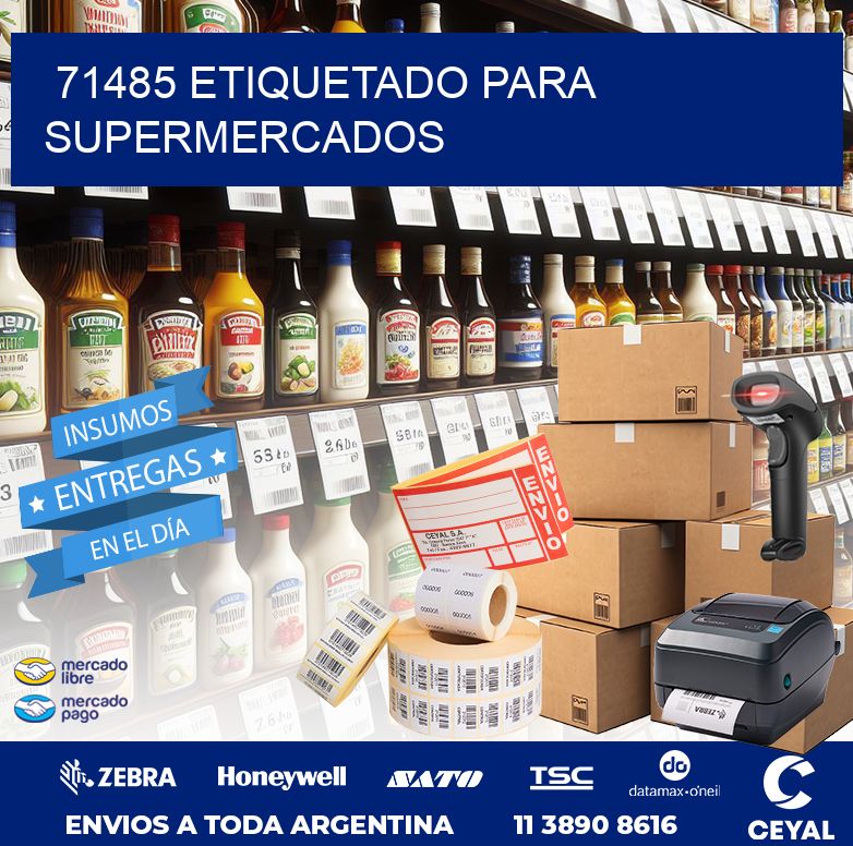 71485 ETIQUETADO PARA SUPERMERCADOS