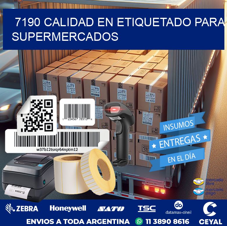 7190 CALIDAD EN ETIQUETADO PARA SUPERMERCADOS