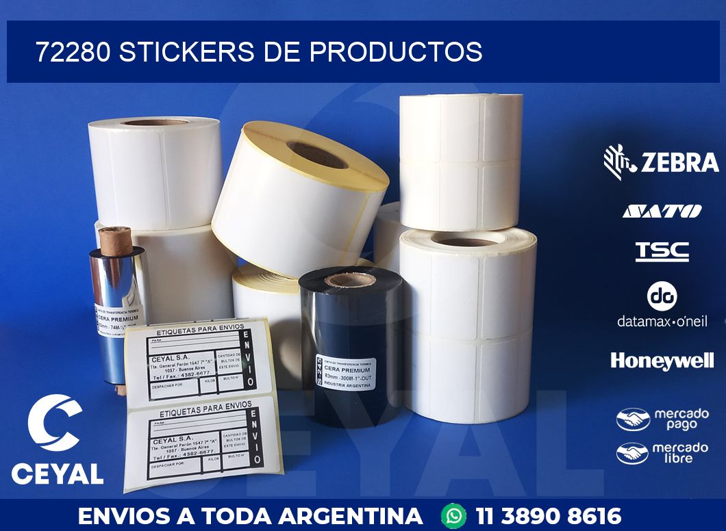 72280 STICKERS DE PRODUCTOS