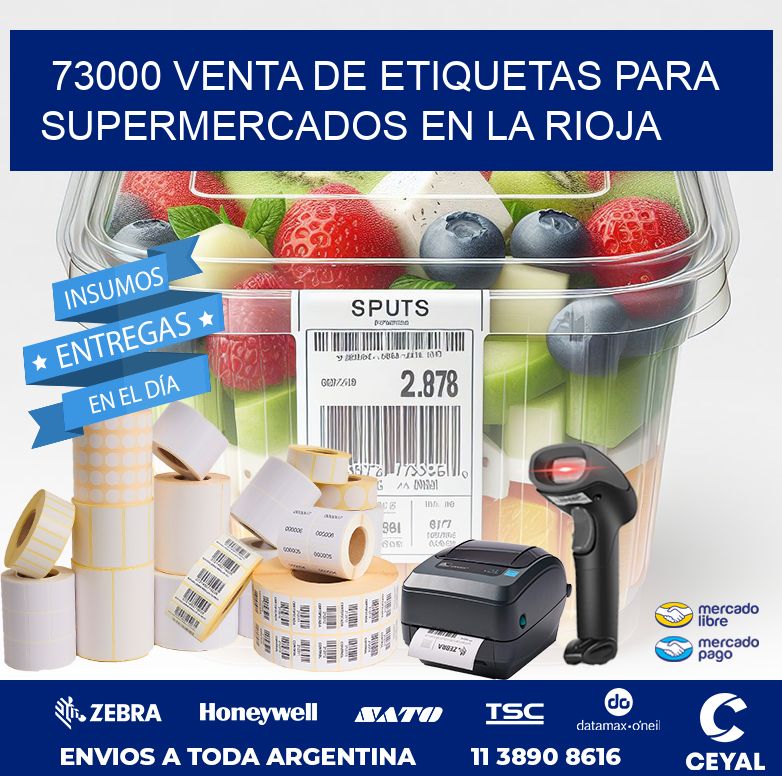 73000 VENTA DE ETIQUETAS PARA SUPERMERCADOS EN LA RIOJA
