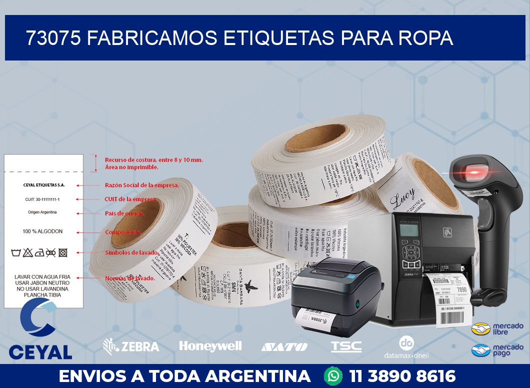 73075 FABRICAMOS ETIQUETAS PARA ROPA