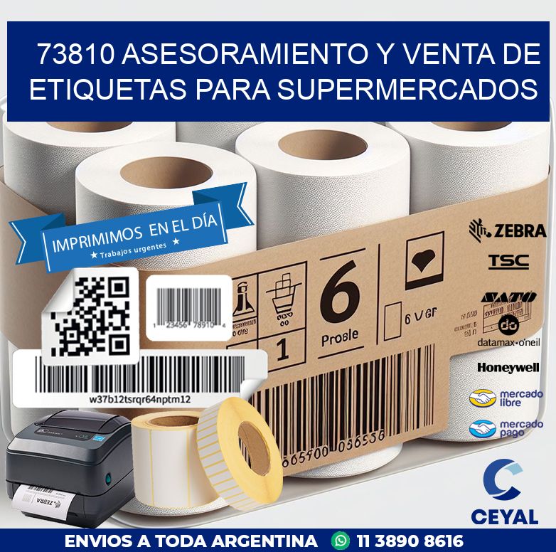 73810 ASESORAMIENTO Y VENTA DE ETIQUETAS PARA SUPERMERCADOS