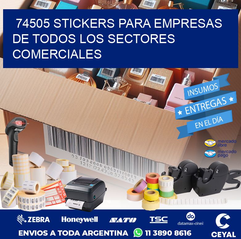74505 STICKERS PARA EMPRESAS DE TODOS LOS SECTORES COMERCIALES