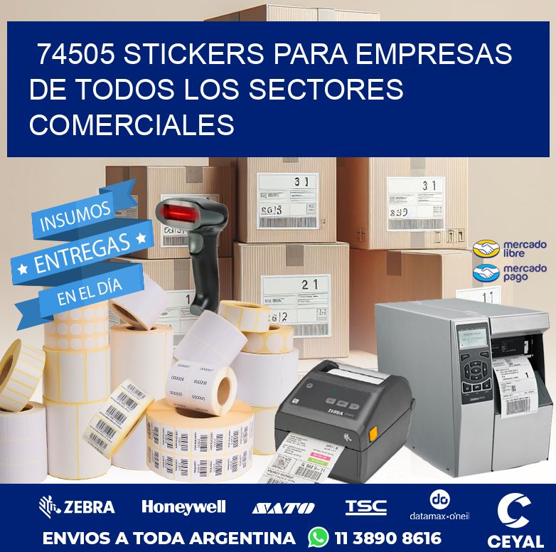 74505 STICKERS PARA EMPRESAS DE TODOS LOS SECTORES COMERCIALES