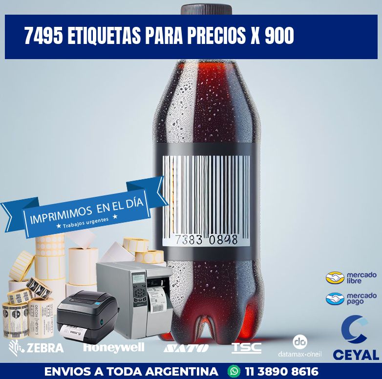7495 ETIQUETAS PARA PRECIOS X 900