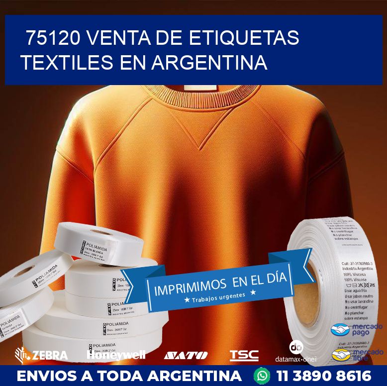 75120 VENTA DE ETIQUETAS TEXTILES EN ARGENTINA