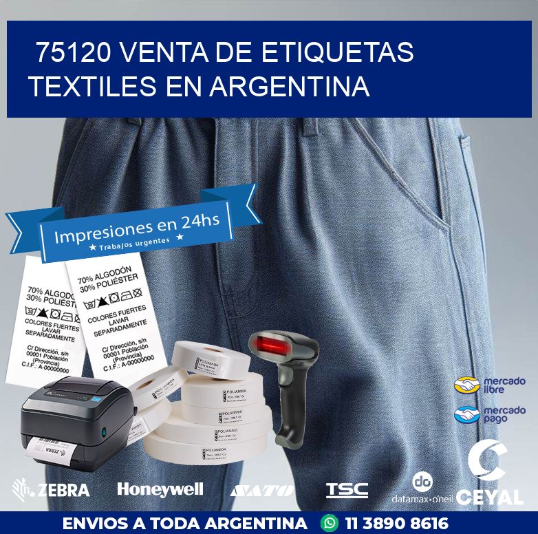 75120 VENTA DE ETIQUETAS TEXTILES EN ARGENTINA