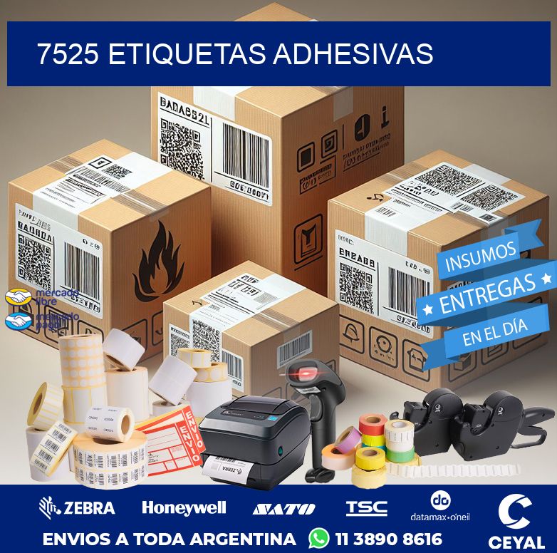 7525 ETIQUETAS ADHESIVAS