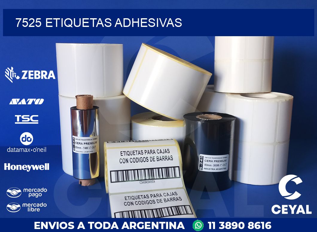 7525 ETIQUETAS ADHESIVAS