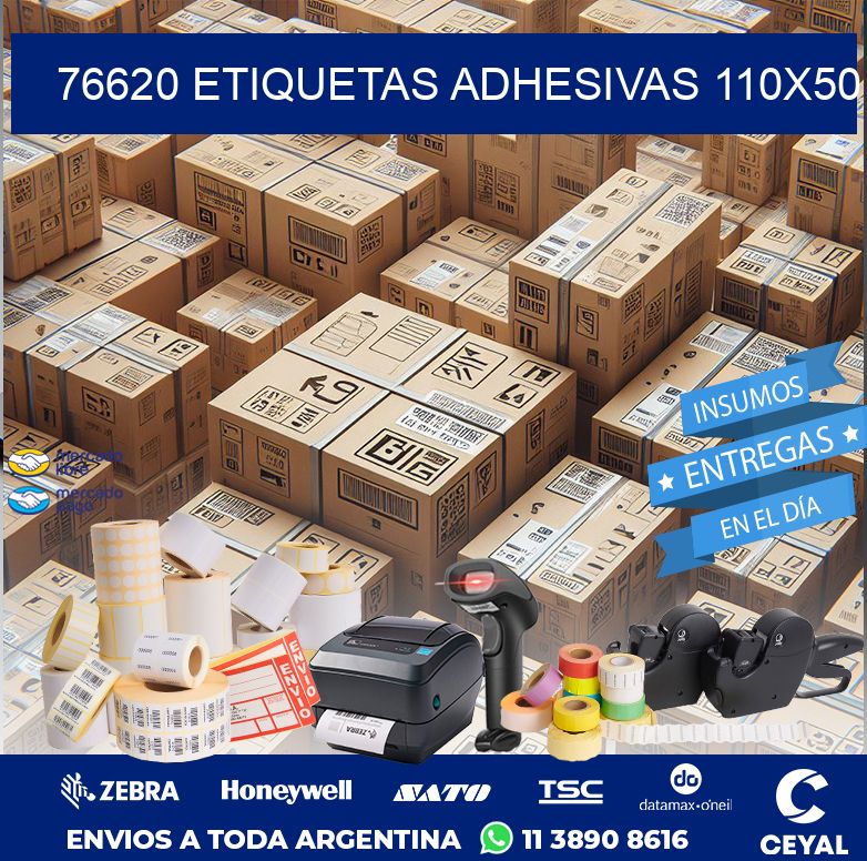 76620 ETIQUETAS ADHESIVAS 110X50