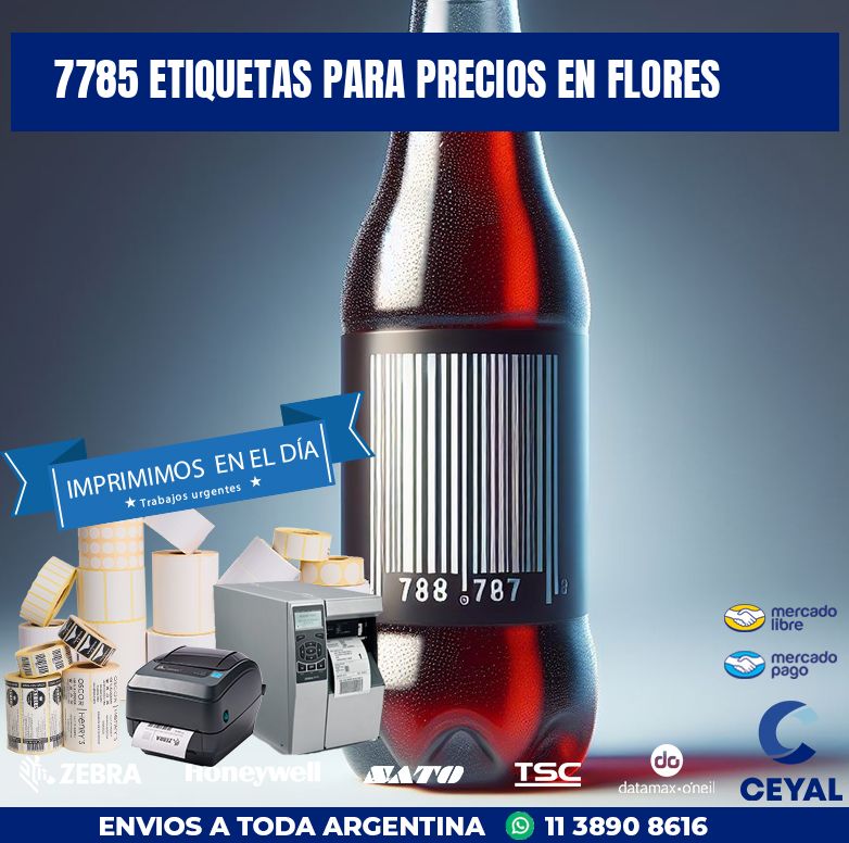 7785 ETIQUETAS PARA PRECIOS EN FLORES