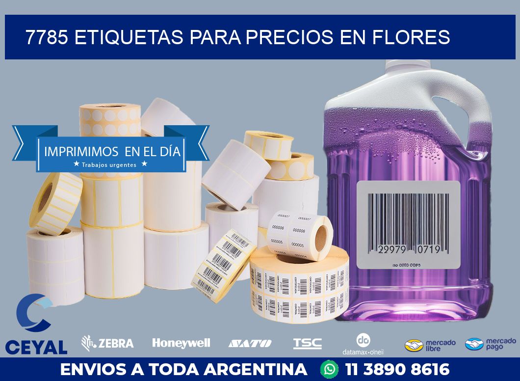 7785 ETIQUETAS PARA PRECIOS EN FLORES