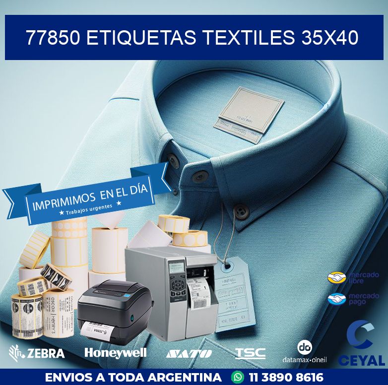 77850 ETIQUETAS TEXTILES 35X40