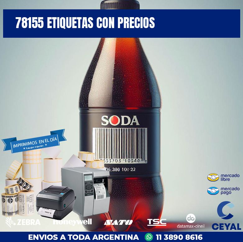 78155 ETIQUETAS CON PRECIOS