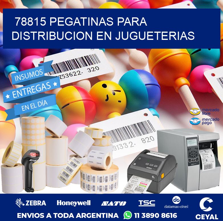 78815 PEGATINAS PARA DISTRIBUCION EN JUGUETERIAS