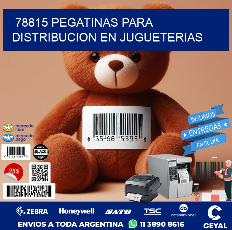 78815 PEGATINAS PARA DISTRIBUCION EN JUGUETERIAS