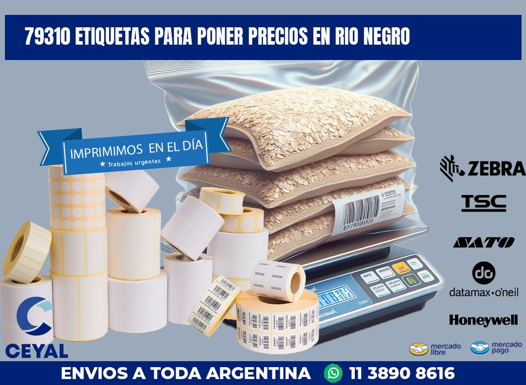 79310 ETIQUETAS PARA PONER PRECIOS EN RIO NEGRO