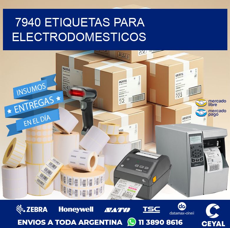 7940 ETIQUETAS PARA ELECTRODOMESTICOS
