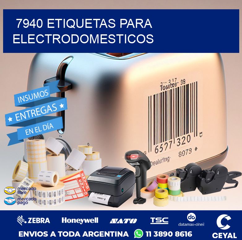 7940 ETIQUETAS PARA ELECTRODOMESTICOS