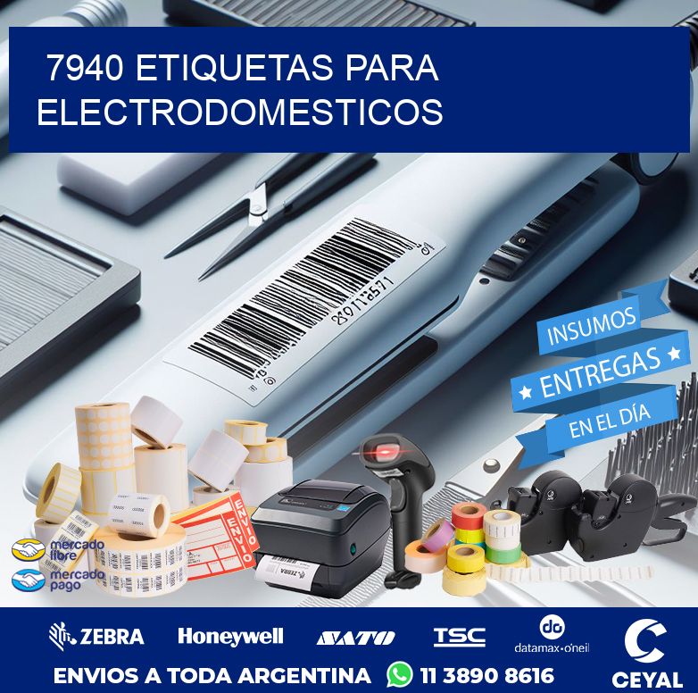 7940 ETIQUETAS PARA ELECTRODOMESTICOS