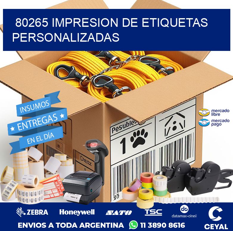 80265 IMPRESION DE ETIQUETAS PERSONALIZADAS