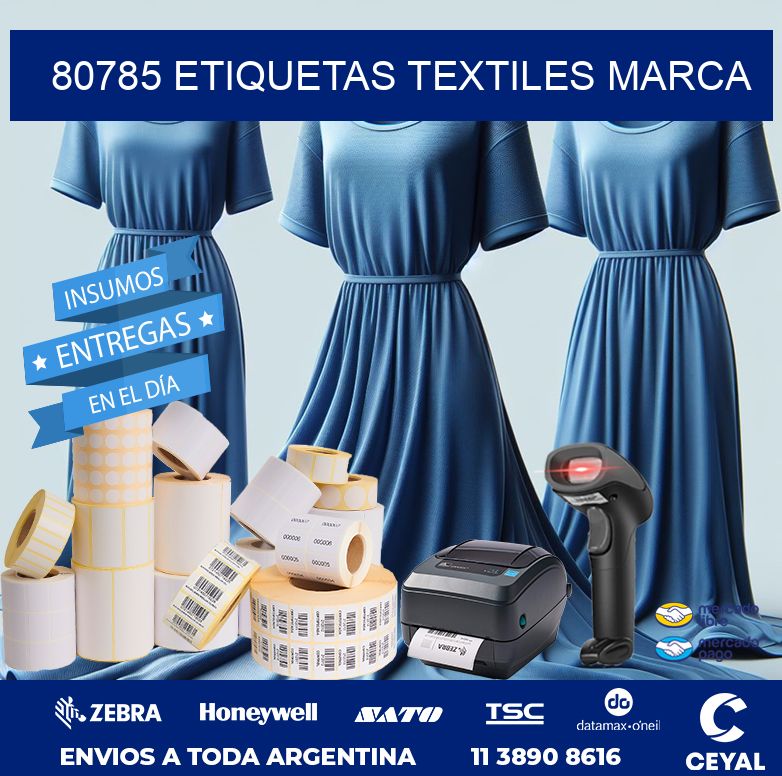 80785 ETIQUETAS TEXTILES MARCA