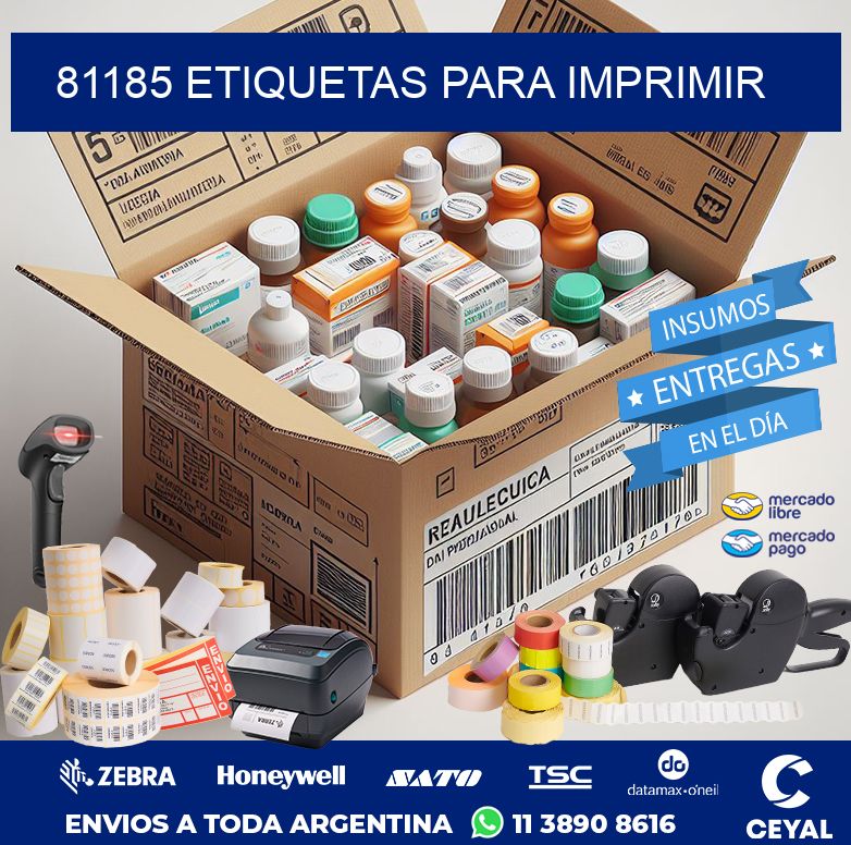 81185 ETIQUETAS PARA IMPRIMIR