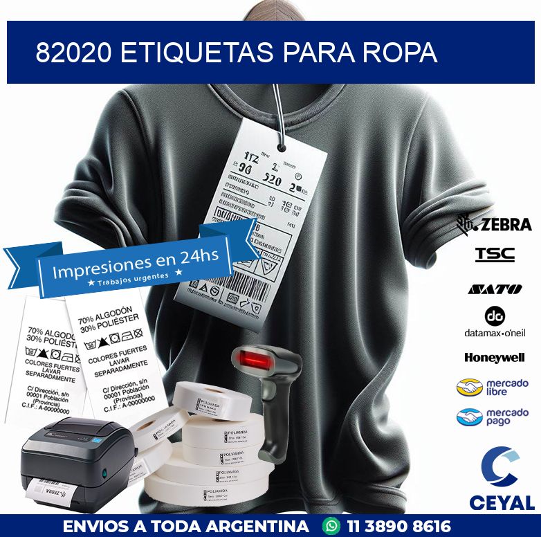 82020 ETIQUETAS PARA ROPA
