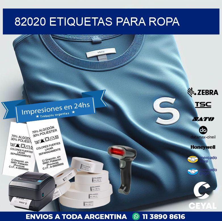 82020 ETIQUETAS PARA ROPA