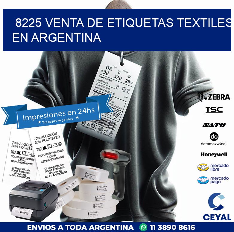 8225 VENTA DE ETIQUETAS TEXTILES EN ARGENTINA