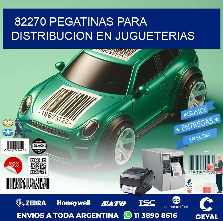 82270 PEGATINAS PARA DISTRIBUCION EN JUGUETERIAS