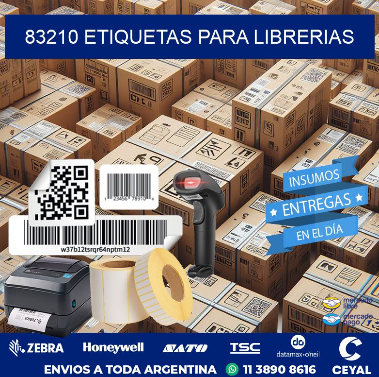 83210 ETIQUETAS PARA LIBRERIAS
