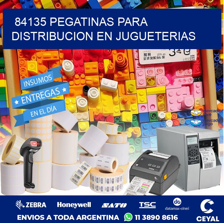84135 PEGATINAS PARA DISTRIBUCION EN JUGUETERIAS